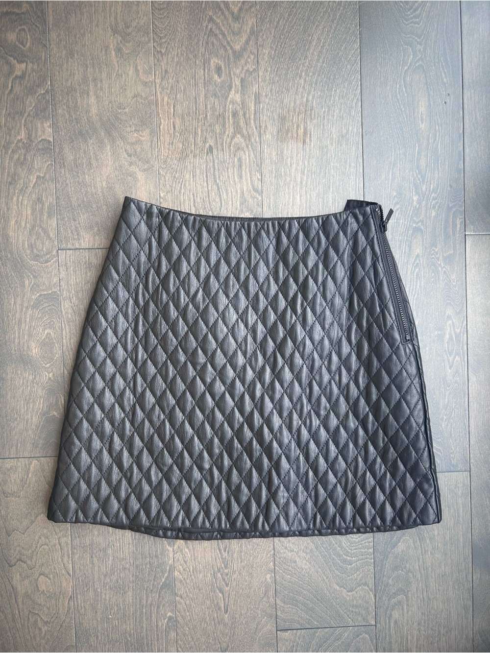 Sunday Best Quilted Black Mini Skirt Flynn